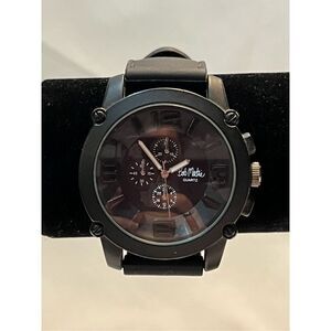 Bob Mackie Mens Quartz Watch Black in Color Needs a Battery